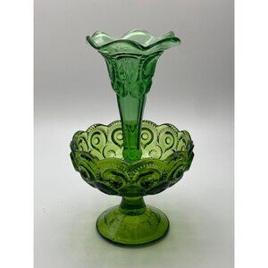 Green Epergne Single Horn Moon N Star